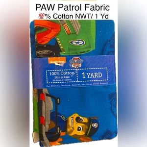 Paw Patrol Fabric, 1 yard